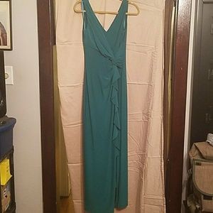 Ralph Lauren Green Evening Dress